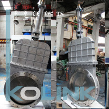 Bolted Bonnet Knife Gate Valve Cast Steel for Large Size